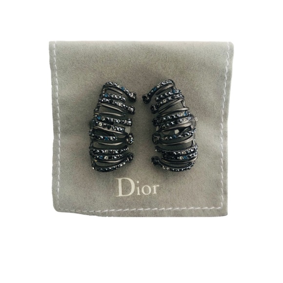 Dior FW12 Crystal Ear Cuffs - Picture 8 of 9